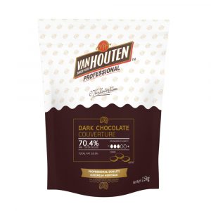 Van Houten Dark Chocolate Couverture 70% 1.5Kg