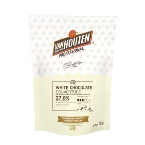Van Houten White Chocolate Couverture 29% 1.5Kg