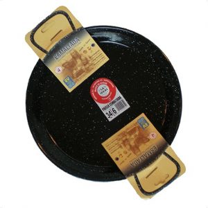El Avion Enamel Paella Pan 60Cm