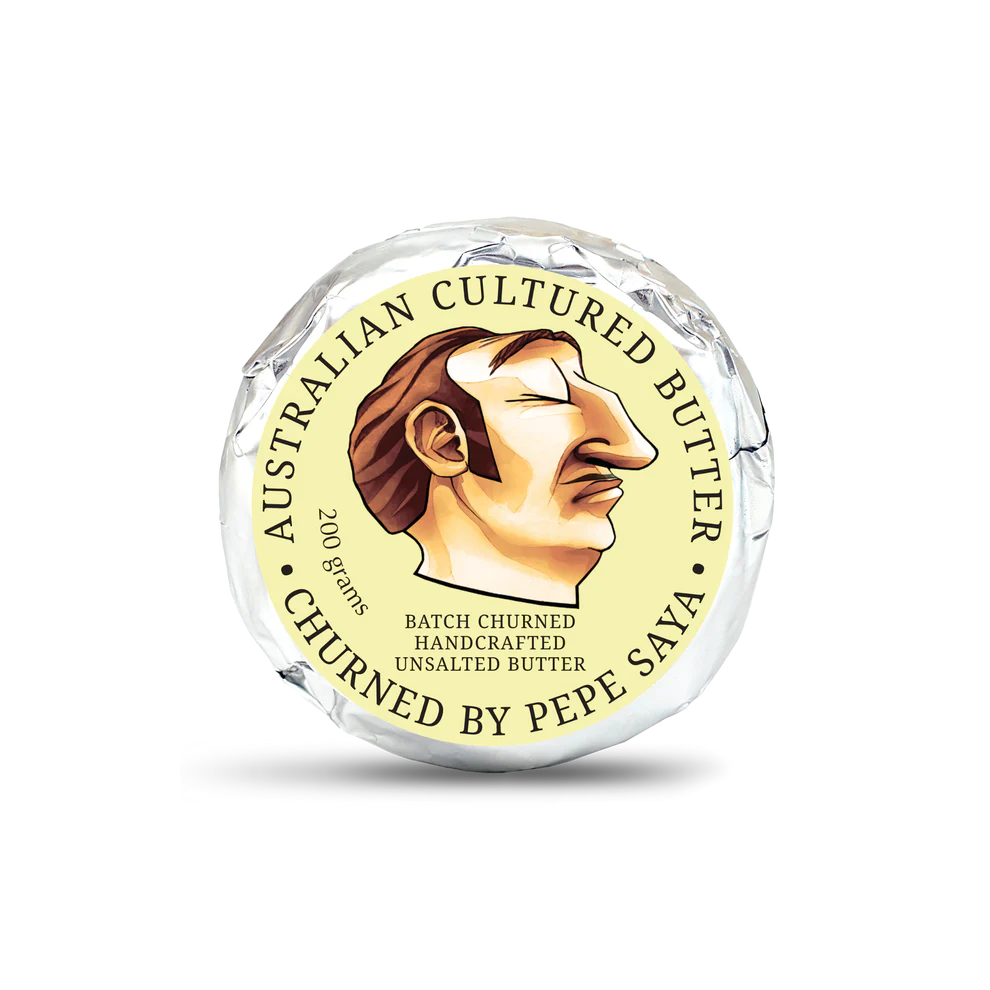 Pepe Saya Unsalted Cultured Butter 200g Adelaide Metro Only