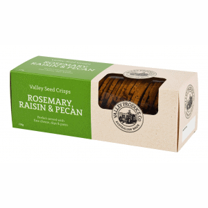 VPC Valley Seed Crisps Rosemary Raisin & Pecan 150g