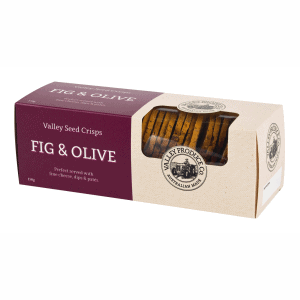 VPC Valley Seed Crisps Fig and Olive 150g