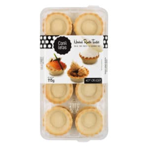 Confiletas Mini Rustic Pastry Cases x 16 (Vegan Friendly)