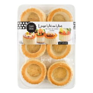 Confiletas Large Vol Au Vent x 6