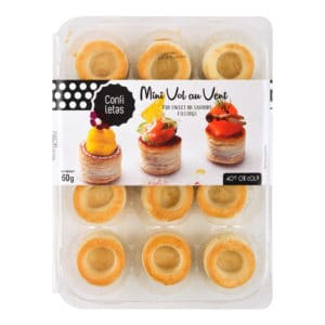 Confiletas Mini Vol Au Vent x 12