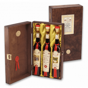 Leonardi Dark Balsamic Condiments Borgo Wood Collection 3x100ml
