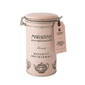 Marabissi Chocolate and Sea salt Biscotti Tin 200g
