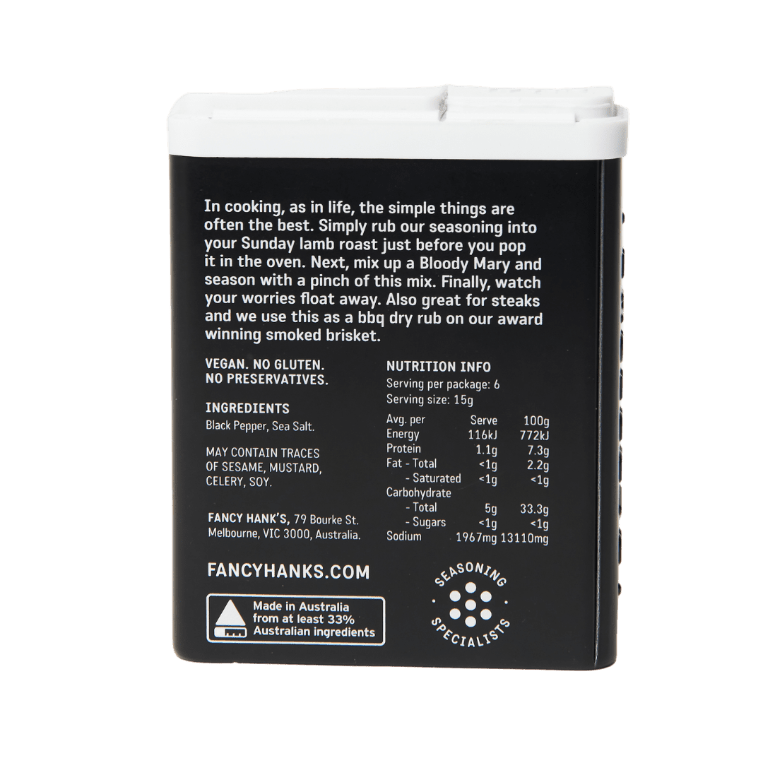 Fancy Hank's BBQ Pepper Seasoning 90g - Image 2