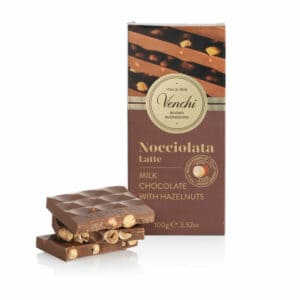 Venchi Bar Milk Chocolate Hazelnut Bar 100g