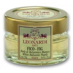 Leonardi White Balsamic Pearls Fig 50g