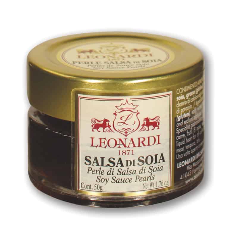 Leonardi Dark Balsamic Pearls Soy 50g