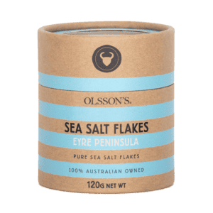 Olssons Sea Salt Flakes Kraft Canister 120g