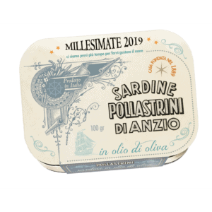 Pollastrini Sardines Vintage Millesime in Olive Oil 100g