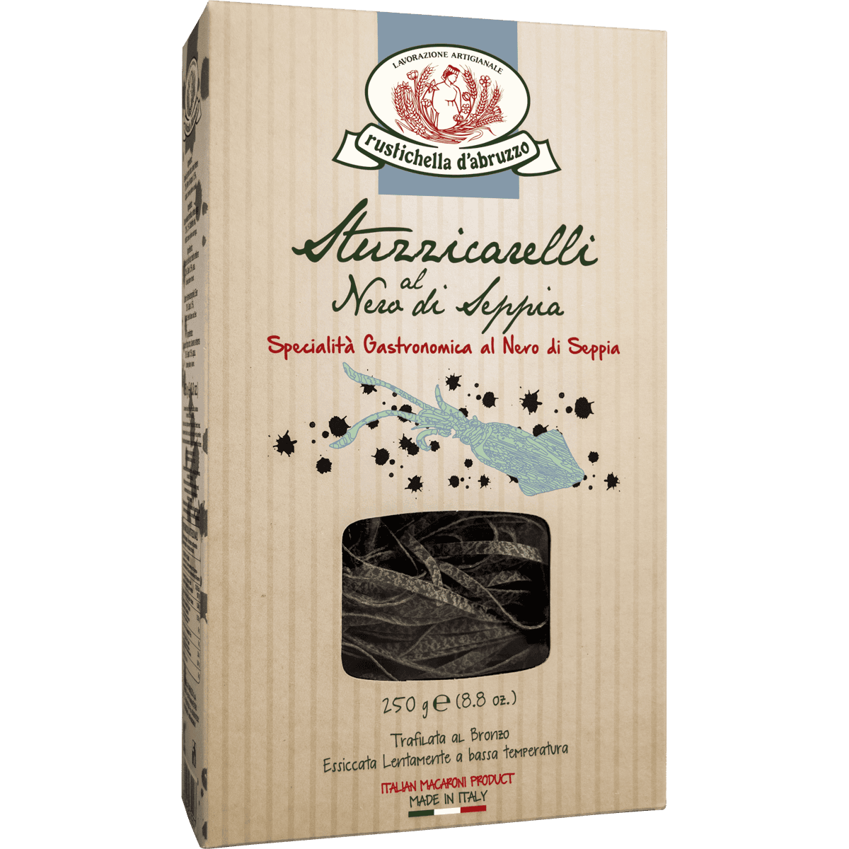 Rustichella D'Abruzzo Egg Stuzzicarelli Squid Ink 250g