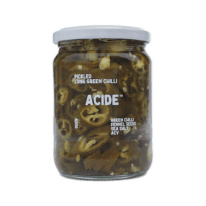 Acide Pickled Long Green Chillis 500g