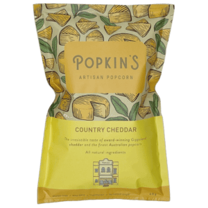 Popkin's Artisan Country Cheddar Popcorn 48g