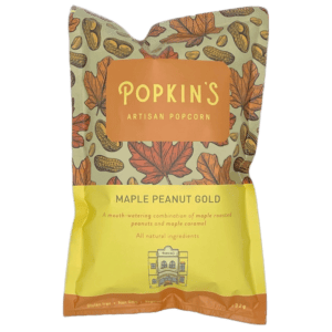 Popkin's Artisan Maple Peanut Gold Popcorn 132g